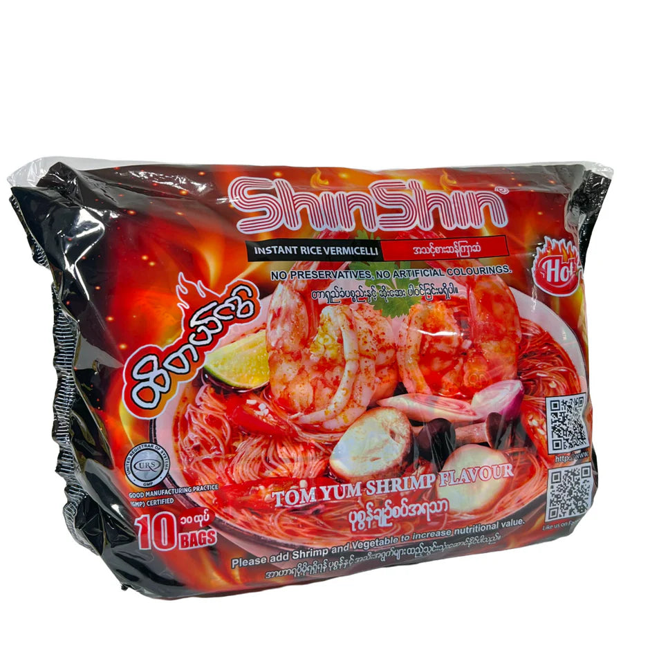 Shin Shin_Instant Rice Vermicelli Tom Yum Shrimp