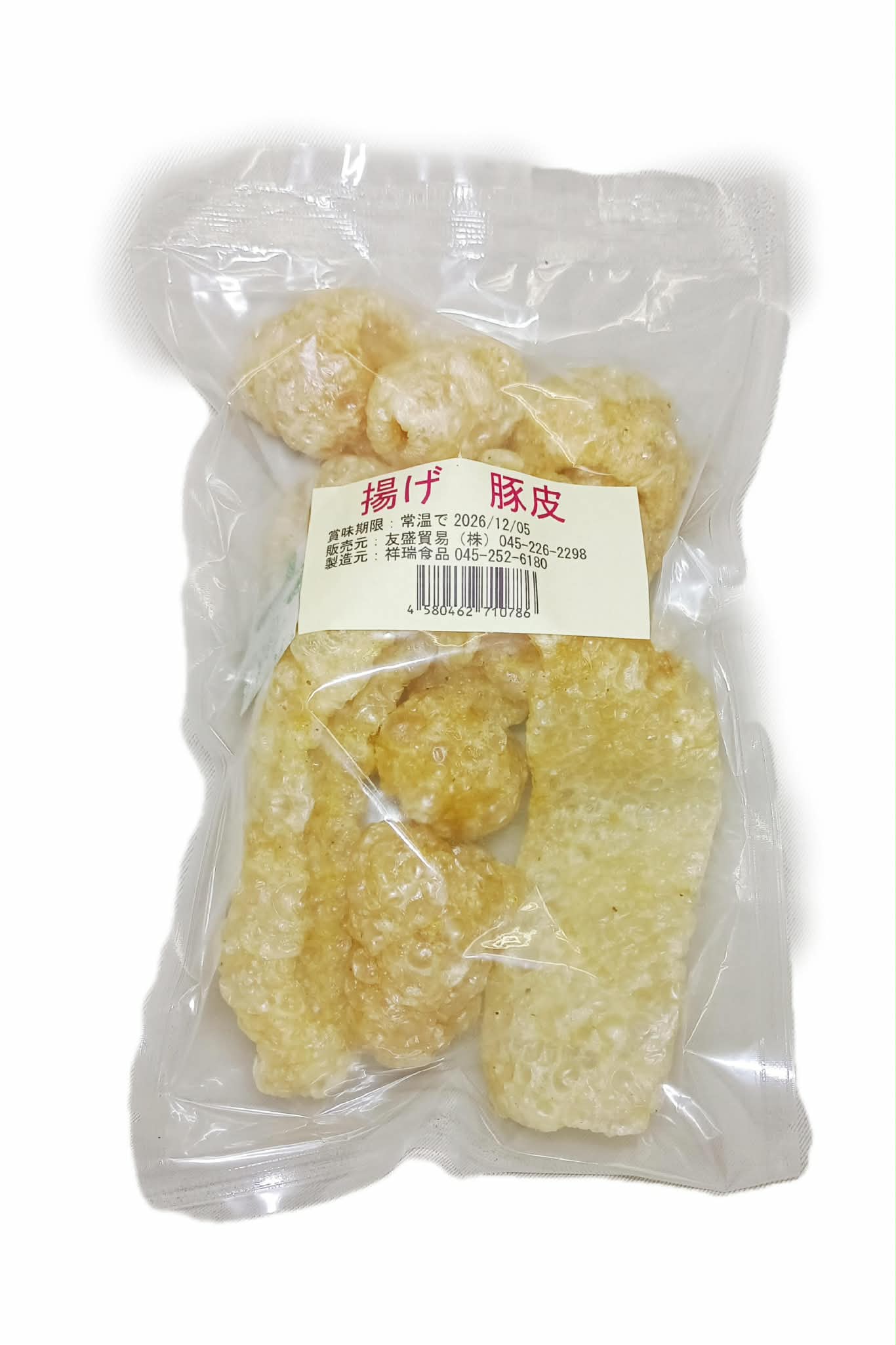 Yusei_揚げ　豚皮_30g
