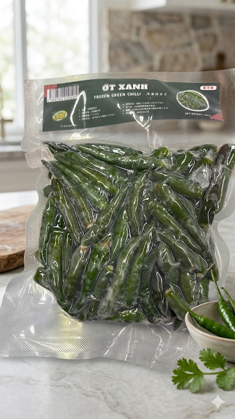 Ot Xanh_Frozen Green Chilli_200g